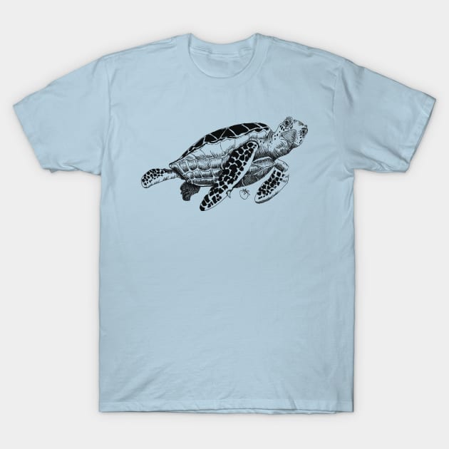 Sea Turtle T-Shirt by angipangi7